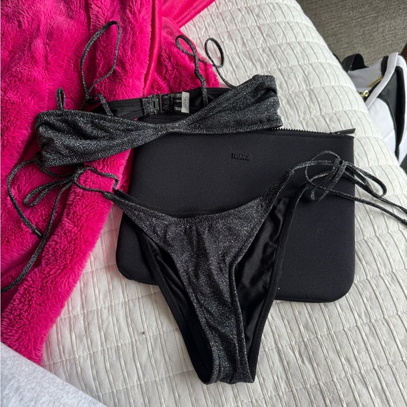 Triangl Swimwear Black Glitter Bikini - Picture 1 of 2